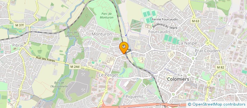 localisation de l'entreprise GA SECURITE à COLOMIERS