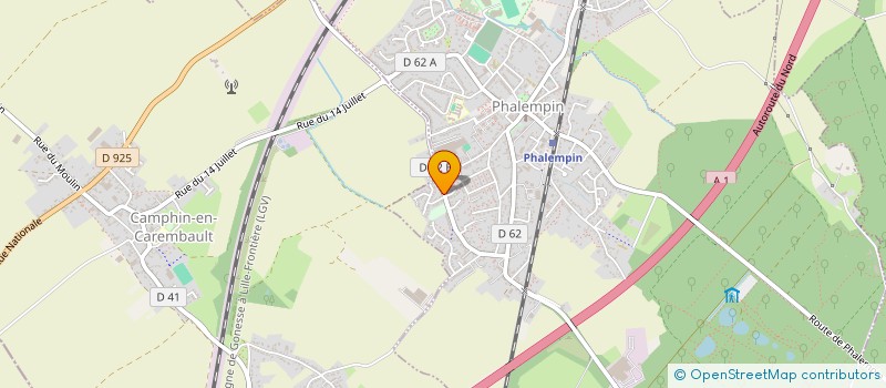 localisation de l'entreprise GA TRANSITION MGMT & CONSULTING  PHALEMPIN