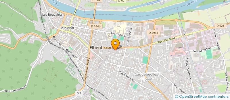 localisation de l'entreprise GA TRANSPORT  CAUDEBEC-LES-ELBEUF