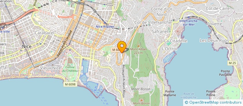 localisation de l'entreprise GA VISION à NICE