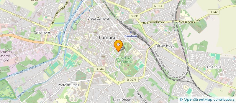 localisation de l'entreprise GA2CIMMO  CAMBRAI