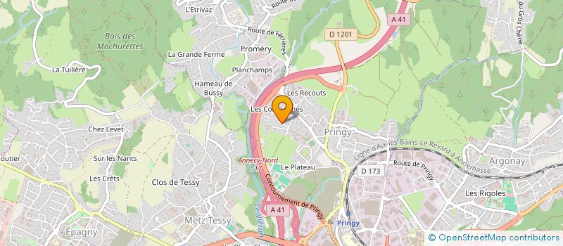 localisation de l'entreprise GA2H à ANNECY