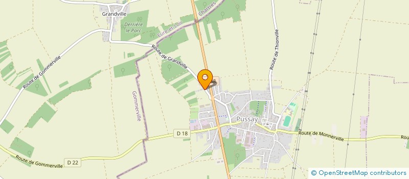 localisation de l'entreprise GA3F  PUSSAY