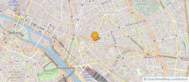 localisation de l'entreprise GAA EOS  PARIS