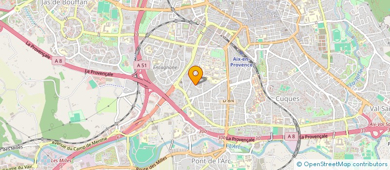 localisation de l'entreprise GAAD à AIX-EN-PROVENCE