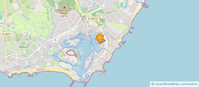 localisation de l'entreprise GAAL HOLDING  AGDE