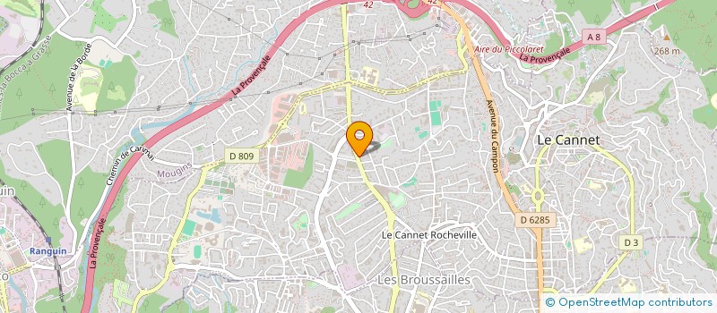 localisation de l'entreprise GAALOUL TERRASSEMENT à FREJUS