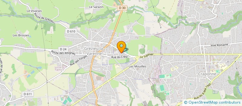 localisation de l'entreprise GAAMBIT  GREZIEU-LA-VARENNE