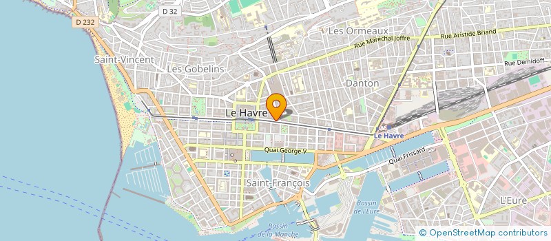 localisation de l'entreprise GAAMF CONSEIL ET PATRIMOINE à LE HAVRE