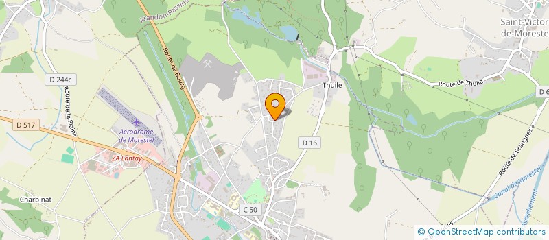 localisation de l'entreprise GAAMIN  MORESTEL