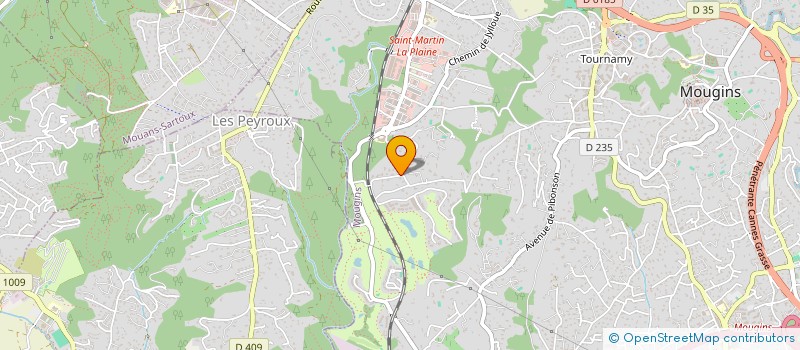 localisation de l'entreprise GAART à MOUGINS
