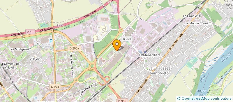 localisation de l'entreprise GAAT à LA CHAUSSEE-SAINT-VICTOR