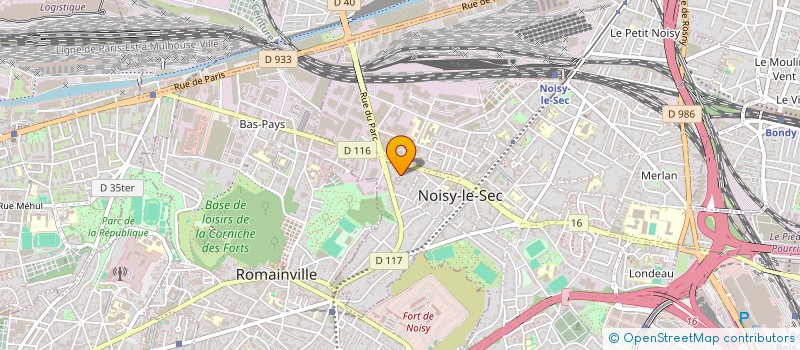 localisation de l'entreprise GAAVA PROD à NOISY-LE-SEC