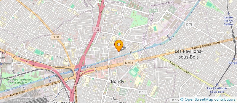 localisation de l'entreprise GAB 123 à LE BLANC-MESNIL