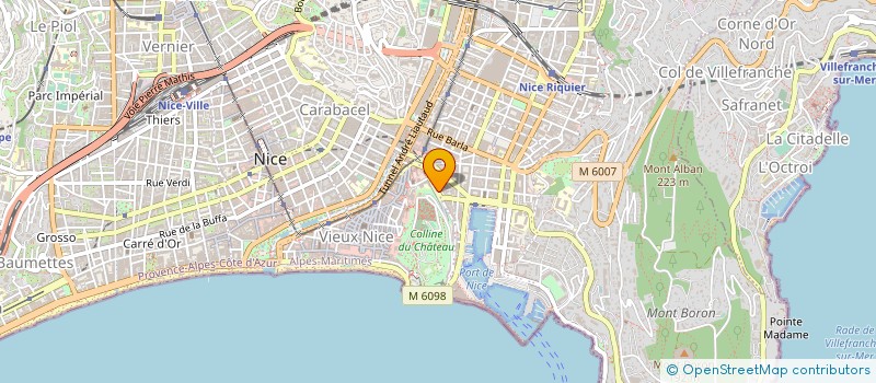 localisation de l'entreprise GAB à NICE