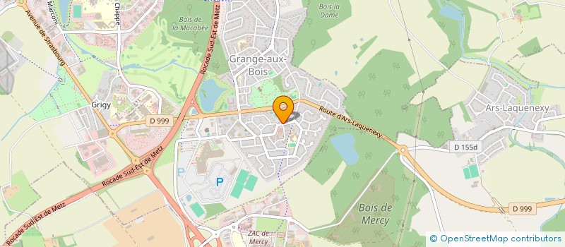 localisation de l'entreprise GAB  METZ