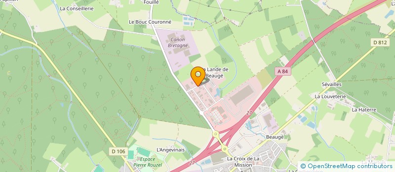 localisation de l'entreprise GAB  LIFFRE