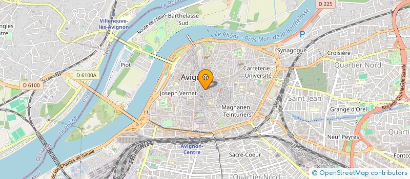 localisation de l'entreprise GAB  AVIGNON