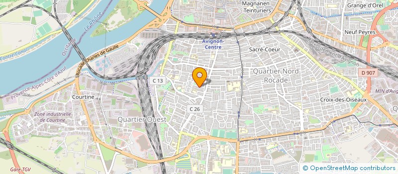 localisation de l'entreprise GAB  AVIGNON