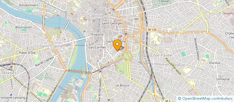 localisation de l'entreprise GAB  TOULOUSE