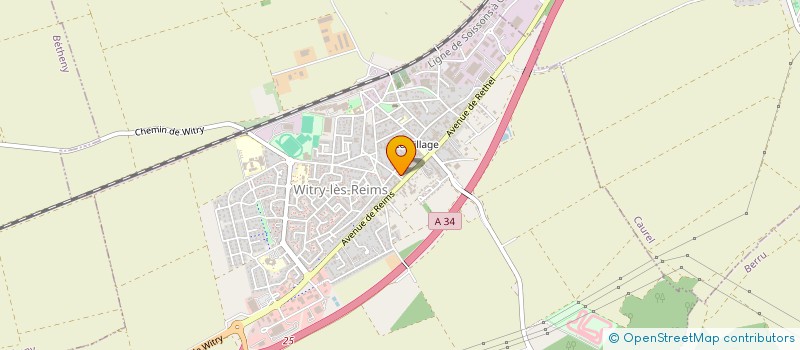 localisation de l'entreprise GAB  WITRY-LES-REIMS