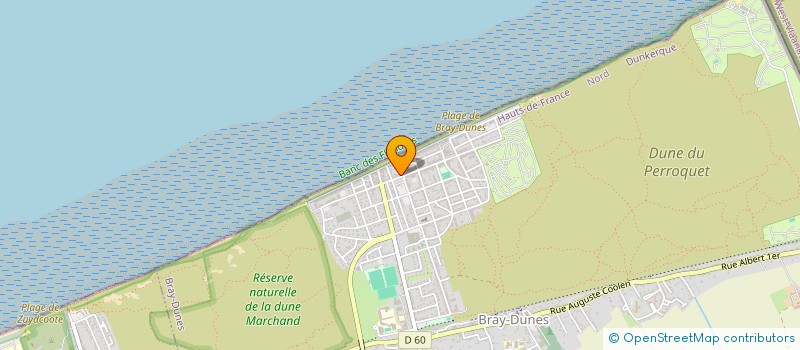 localisation de l'entreprise GAB  BRAY-DUNES