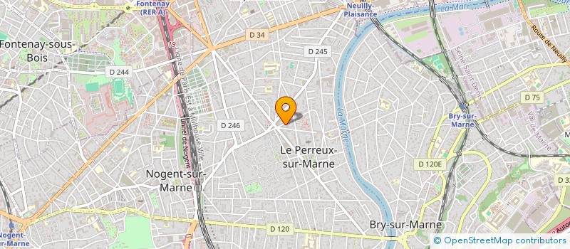 localisation de l'entreprise GAB&C DECO  LE PERREUX-SUR-MARNE