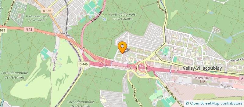 localisation de l'entreprise GAB COURSES à VELIZY-VILLACOUBLAY