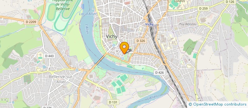localisation de l'entreprise GAB DEVELOPPEMENT à VICHY