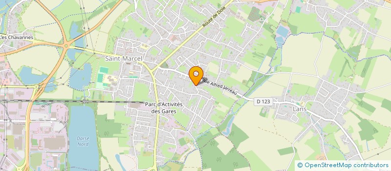 localisation de l'entreprise GAB DIFFUSION à SAINT-MARCEL