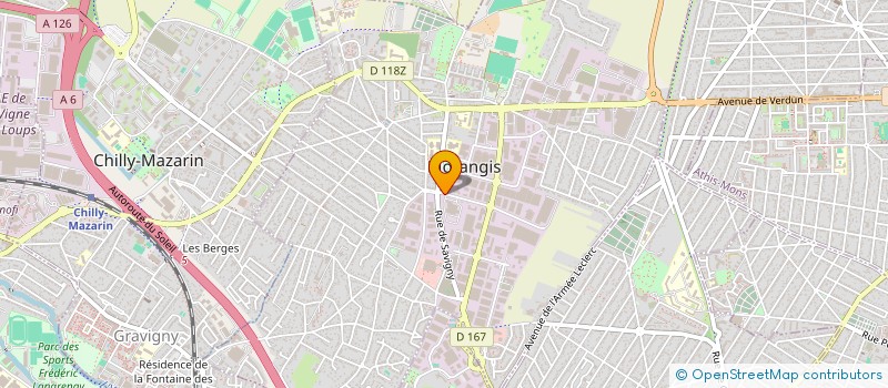 localisation de l'entreprise GAB ET CO DECO à MORANGIS