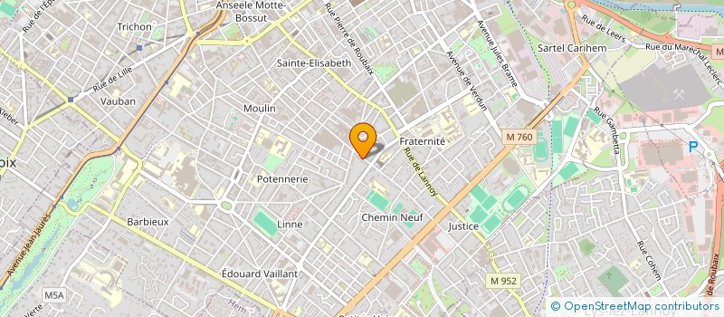 localisation de l'entreprise GAB ET COCO  ROUBAIX