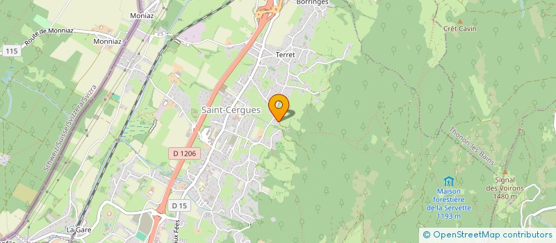 localisation de l'entreprise GAB'IMMO  SAINT-CERGUES