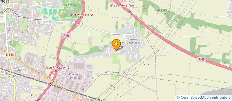 localisation de l'entreprise GAB INVEST  SAINT-PRIEST