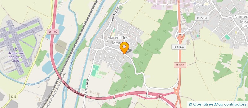 localisation de l'entreprise GAB & J à MAREUIL-LES-MEAUX