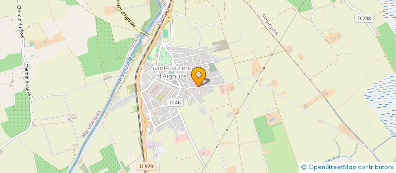 localisation de l'entreprise GAB'S  SAINT-LAURENT-D'AIGOUZE