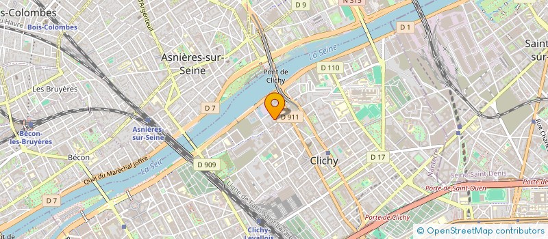 localisation de l'entreprise GAB'UP à CLICHY