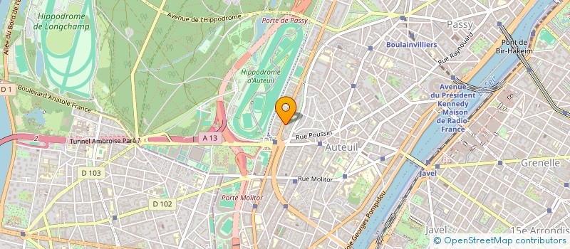 localisation de l'entreprise GAB VTC  PARIS