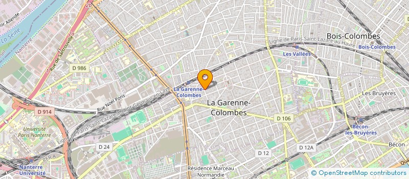 localisation de l'entreprise GABACHES JOFFRE à LA GARENNE-COLOMBES