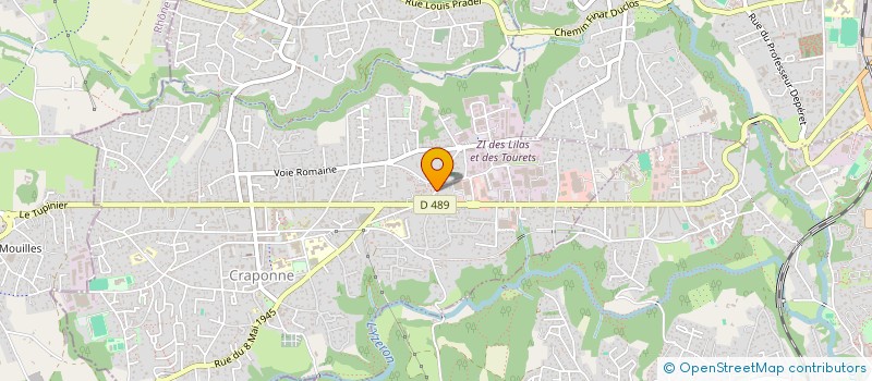 localisation de l'entreprise GABAGO4EVER  CRAPONNE