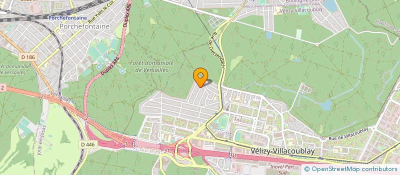 localisation de l'entreprise GABALIE à VELIZY-VILLACOUBLAY