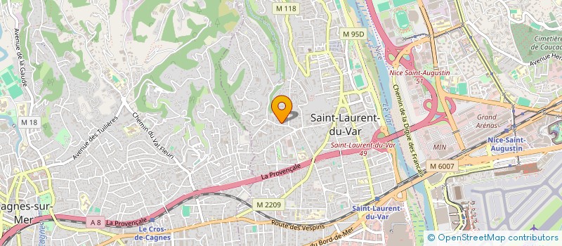 localisation de l'entreprise GABALITAINS à SAINT-LAURENT-DU-VAR