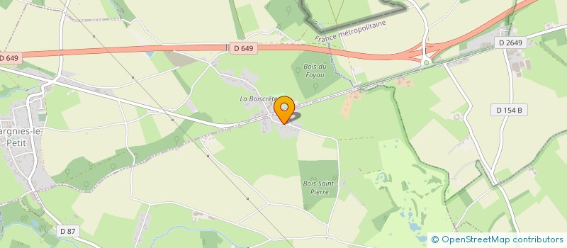 localisation de l'entreprise GABAM à PREUX-AU-SART