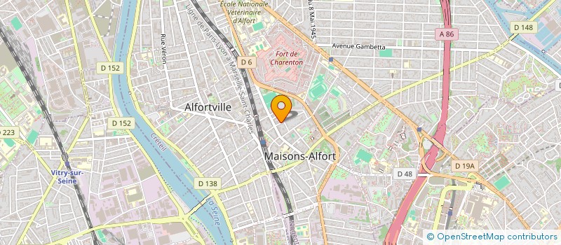 localisation de l'entreprise GABAMA à MAISONS-ALFORT