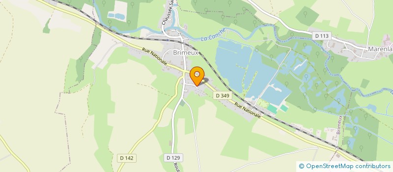 localisation de l'entreprise GABANGE  BRIMEUX