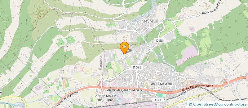 localisation de l'entreprise GABANON  MEYREUIL