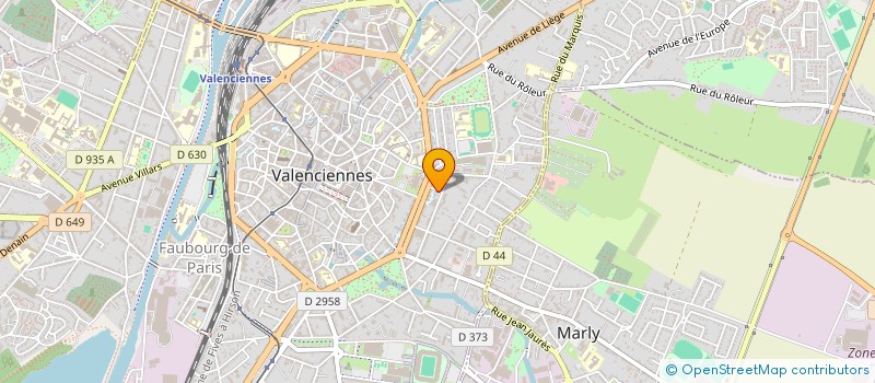 localisation de l'entreprise GABAO à VALENCIENNES