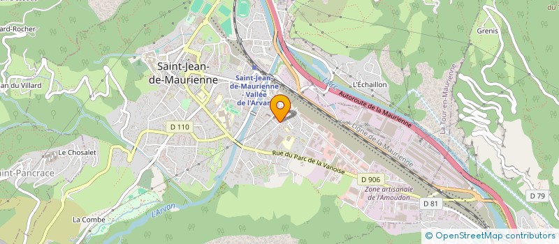 localisation de l'entreprise GABAR  SAINT-JEAN-DE-MAURIENNE