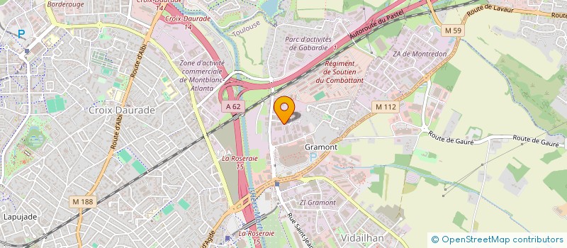 localisation de l'entreprise GABARDIE à TOULOUSE