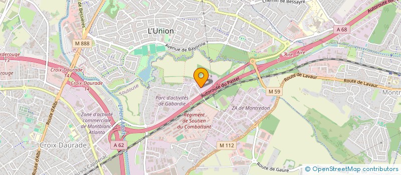 localisation de l'entreprise GABARDY à TOULOUSE